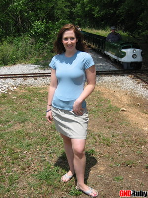 18 year old cutie Stella May gets undressed before riding on top POV style